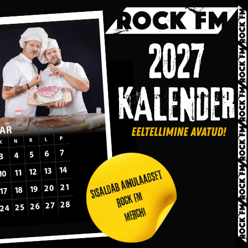 ROCK FM SEINAKALENDER 2027 - EELTELLIMINE