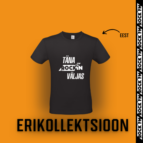 ROCK FM T-särk TÄNA ROCKIN VÄLJAS